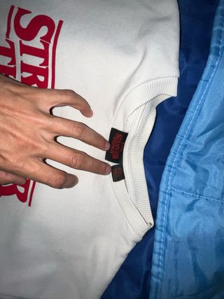 Sudadera Stranger Things Blanca Talla Única