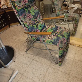 Tumbona plegable años 70