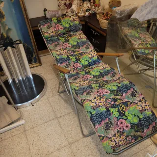 Tumbona plegable años 70