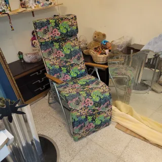 Tumbona plegable años 70