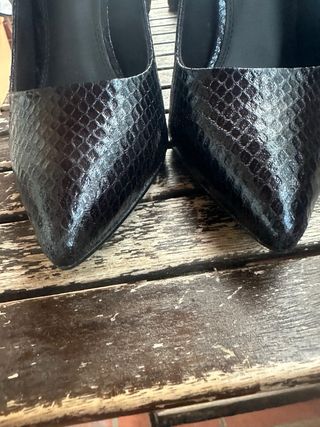 Zapatos de tacón fino Stiletto Negro