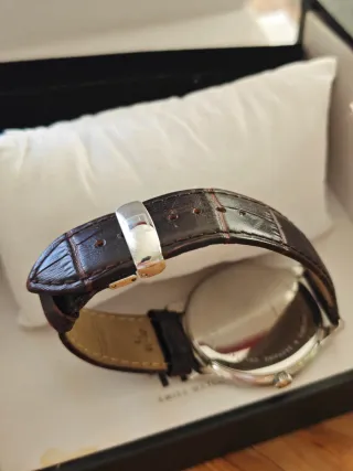 Tissot Tradition Reloj de Cuero Blanco