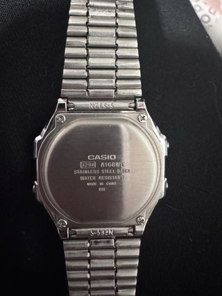 Reloj Casio Plateado y Azul