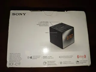 Despertador Radio Sony Negro