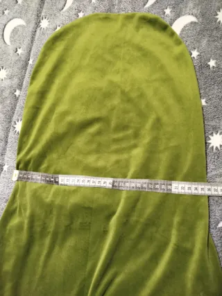Fundas de silla de terciopelo verde