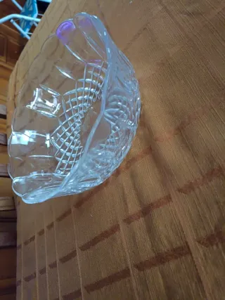 Ciotola in cristallo decorata