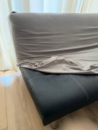 Sofá cama IKEA beige/marrón tela