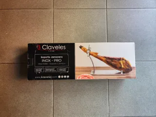 Jamonero Plegable Giratorio de 3 Claveles