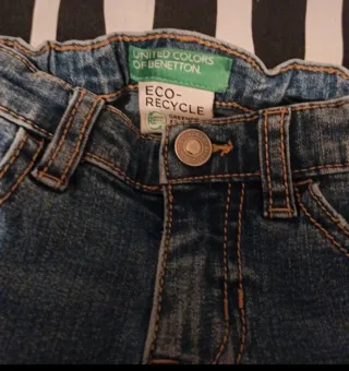 Set 2 jeans bambino Benetton e OVS