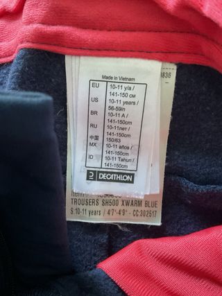 Pantalón de trekking niña Quechua