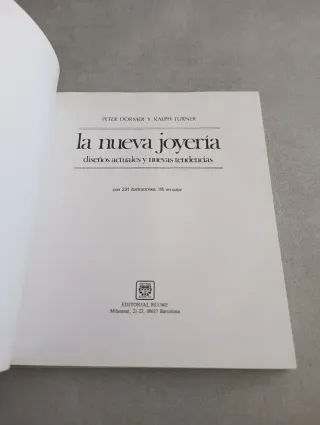 LA NUEVA JOYERÍA. Peter Dormer y Ralph Turner