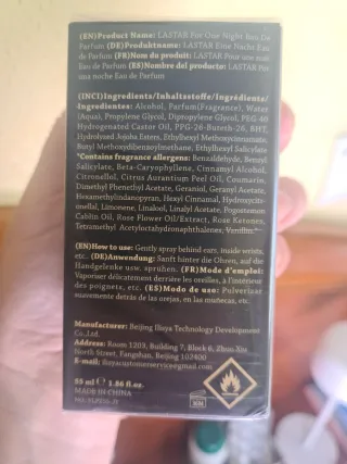 Perfume LASTAR FOR ONE NIGHT Eau de Parfum Hombre