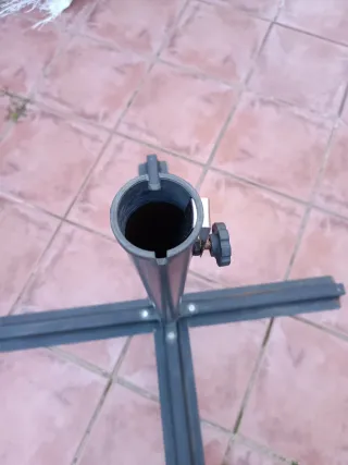 Base para sombrilla de metal