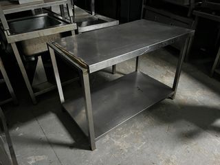 Mesa de acero inoxidable 125x70x85