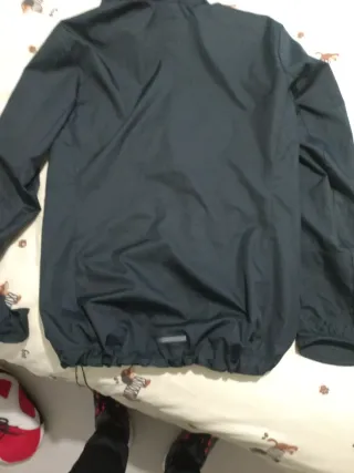 Cortavientos Adidas Negro con Capucha
