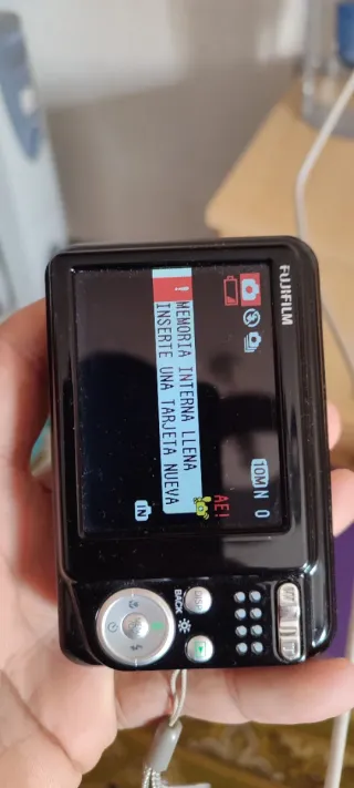 Cámara Fujifilm Negra