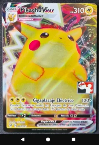 Carta Pokémon Pikachu VMAX Gigamax 310 PS