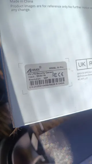 Cámara Seguridad ANRAN 3G/4G LTE G1 Pro