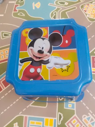 Taburete infantil Mickey Mouse azul