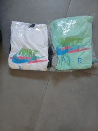 Conjunto Nike Blanco y Verde