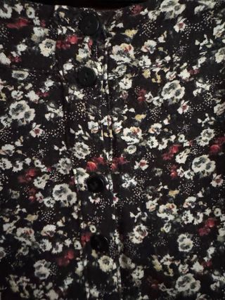 Falda corta estampada flores