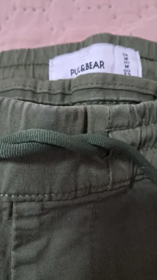 Pantalones cargo verdes talla M