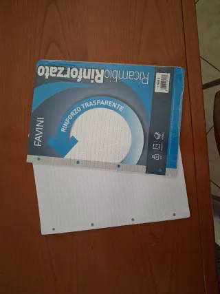 Fogli righe per raccoglitore Favini