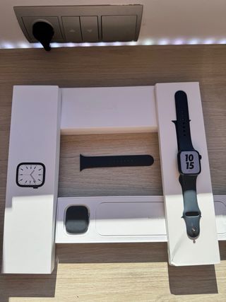 Apple Watch Series 7 41mm GPS Negro/Plata