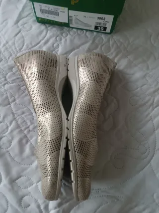 Bailarinas Pitillos Oro Talla 39