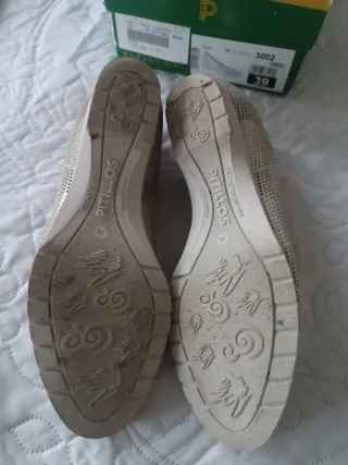 Bailarinas Pitillos Oro Talla 39
