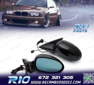 ESPEJOS RETROVISORES BMW E46 COUPE CABRIO ABATIBLES CALEFACT