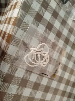 Pulsera 7 Nudos Cruz Negra y Blanca Nueva