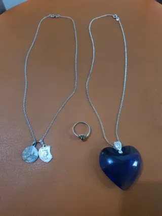 Set di Gioielli in Argento: Collane e Anello