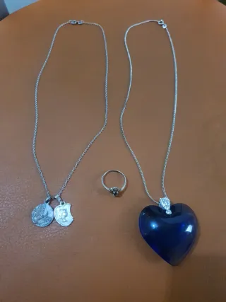 Set di Gioielli in Argento: Collane e Anello