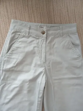 Pantalón Bershka Wide Leg Azul claro