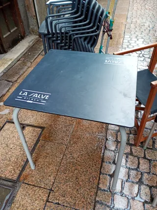 Mesas y Sillas Plegables Terraza Bar