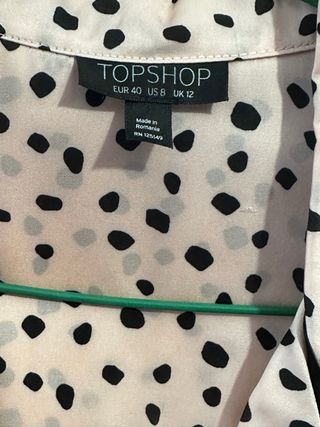 Blusa Pijamera Topshop Lunares