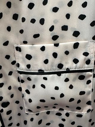 Blusa Pijamera Topshop Lunares