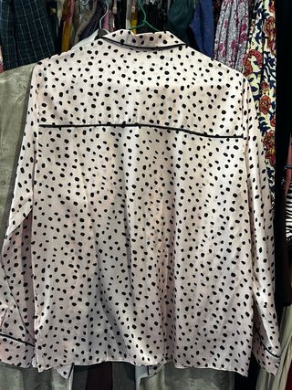 Blusa Pijamera Topshop Lunares