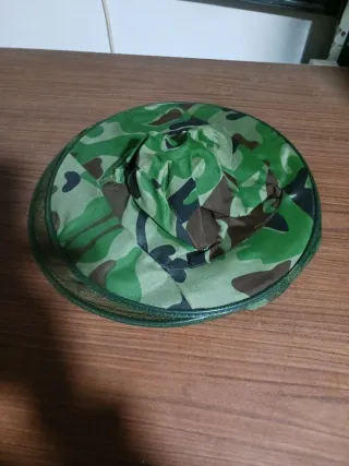 Sombrero antimosquitos camuflaje