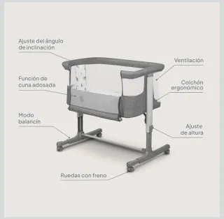 Minicuna Lionelo Aurora 3 en 1