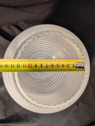 Tulipa Murano Vintage Cristal Opalino A Canne