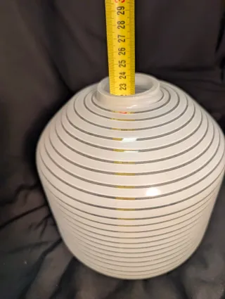 Tulipa Murano Vintage Cristal Opalino A Canne