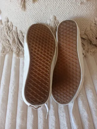 Vans cuadros rosa y blanco