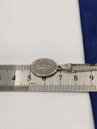 Collar Virgen de Guadalupe Acero Inoxidable