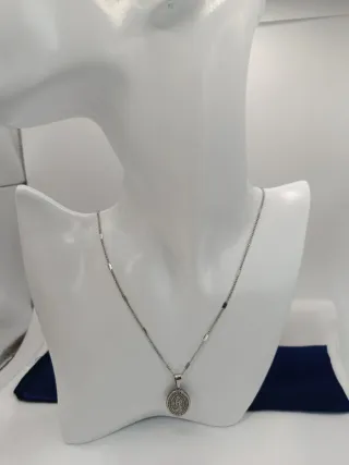 Collar Virgen de Guadalupe Acero Inoxidable