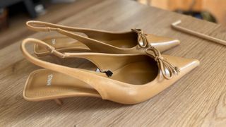 Tacones Mango Beige Nuevos