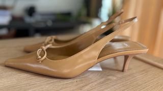 Tacones Mango Beige Nuevos