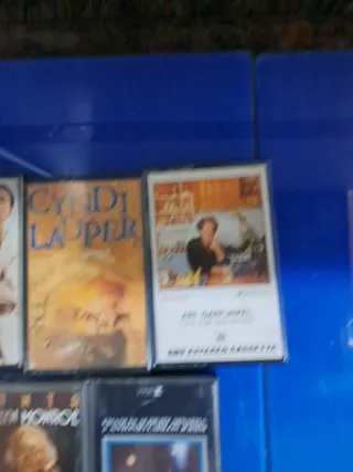 Lote 5 Cassettes: Jon Secada, Cyndi Lauper, Art Ga