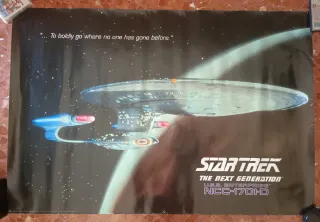 Lote 4 PÓSTERS STAR TREK , SUPERMAN , ALIEN.